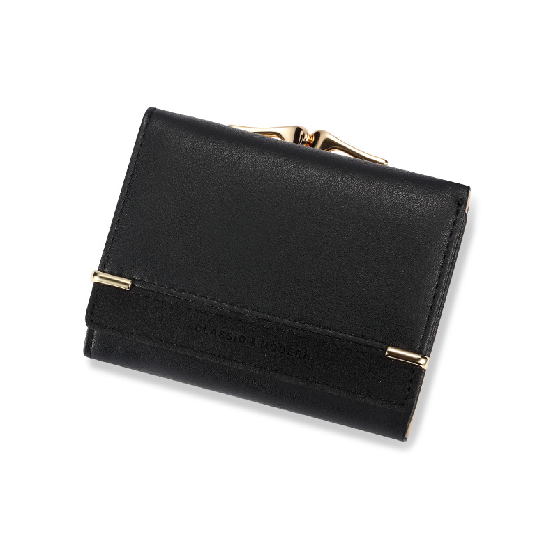 Vintage Women's Short Frosted Korean Version Zero Wallet