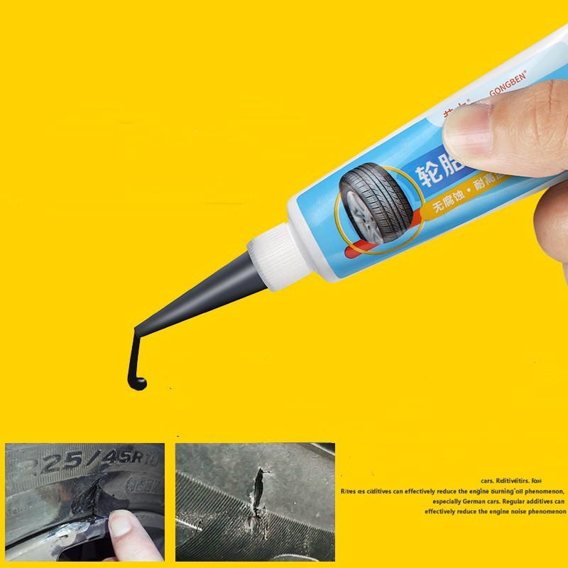 Car Tire Repair Glue Glue To Repair Hard Cuts On The Side Of Tires
