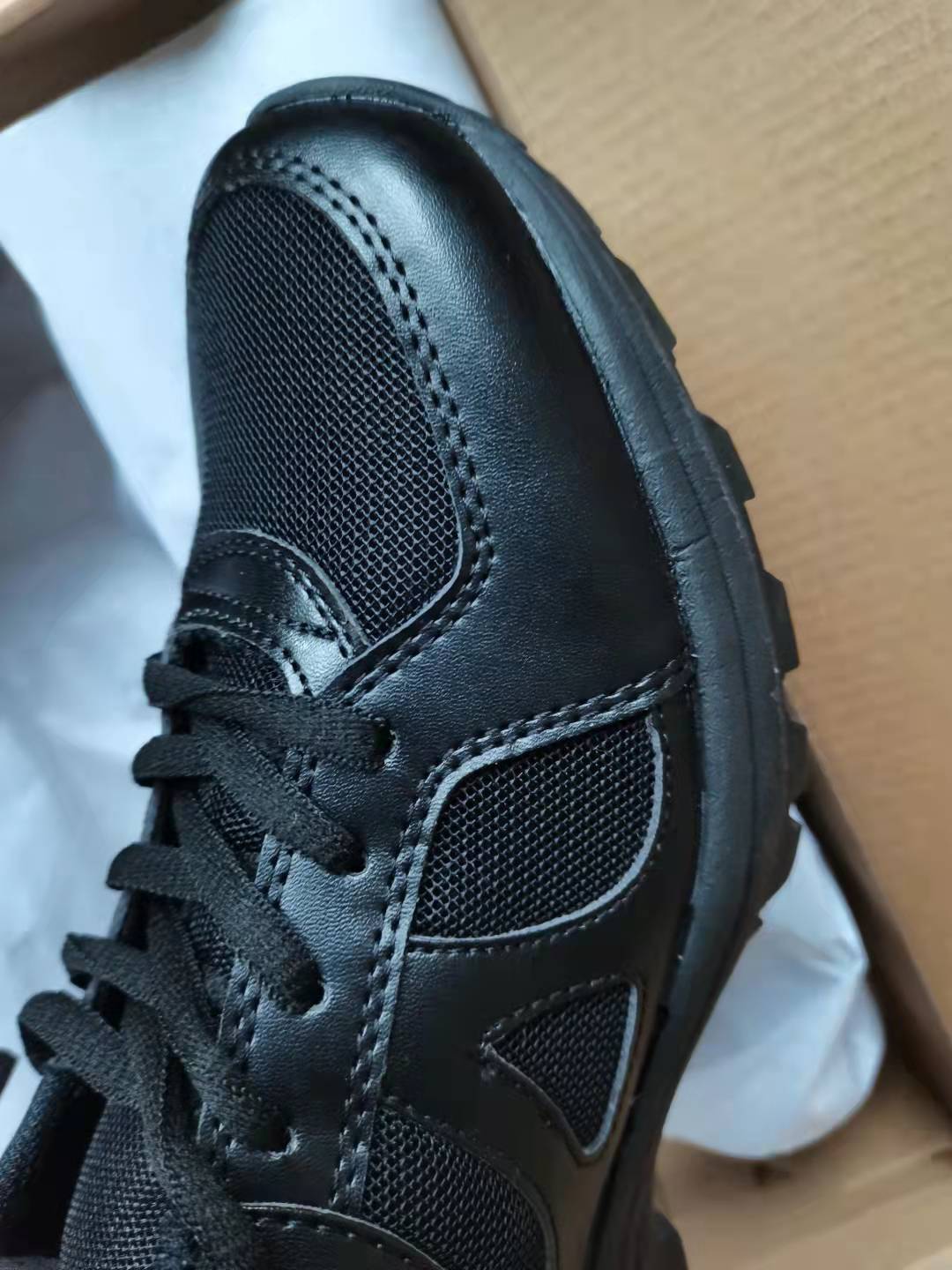 Autumn Training Shoes Men's Black Physical Fitness
