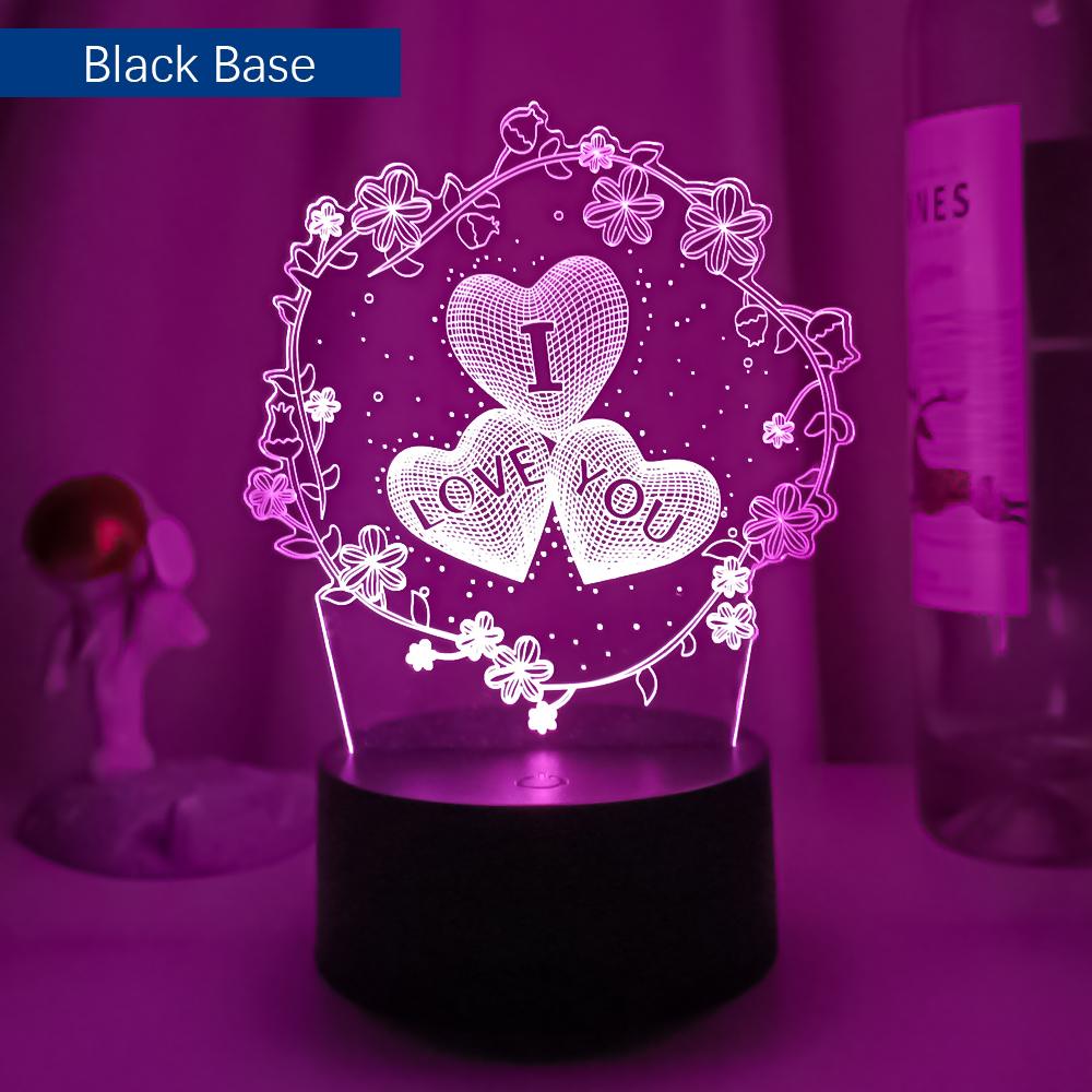 Creative 3D Couple Bedroom Ambient Night Light