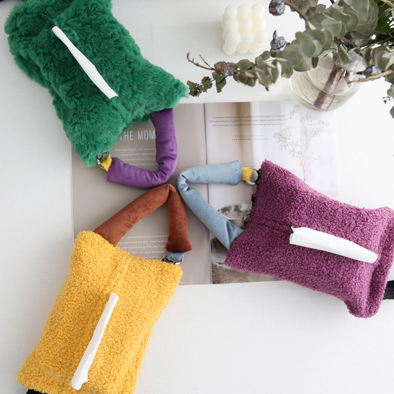 Car Living Room Fabric Hanging Tissue Box