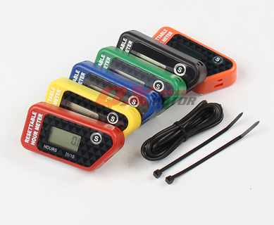 ATV Motorcycle Motorboat Lawn Mower Generator Waterproof LCD Tired Timer Single Timing Maintenance Reminder