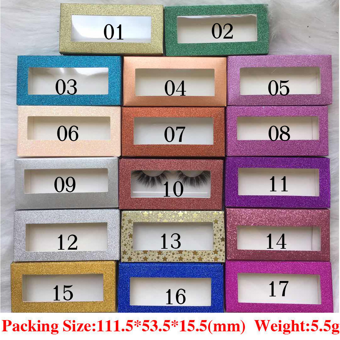 A Pair Of Rectangular False Eyelash Packaging Boxes