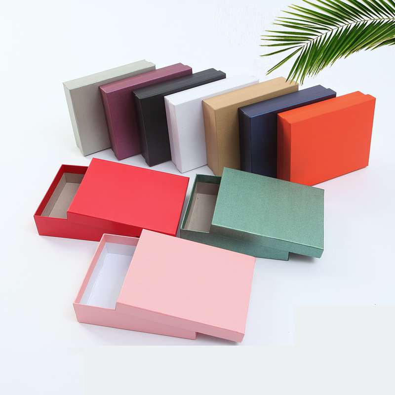New White Heaven And Earth Cover Packaging Gift Box