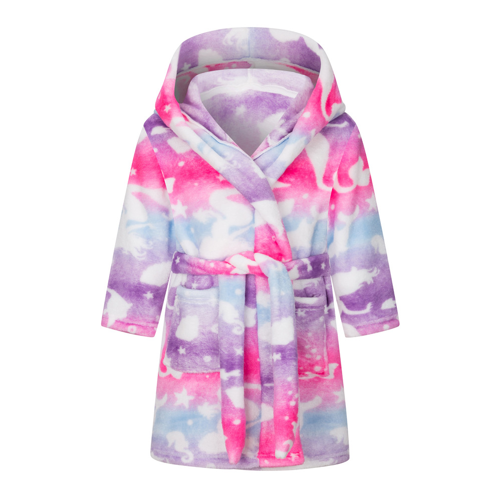 European And American Children's Bathrobes Flannel