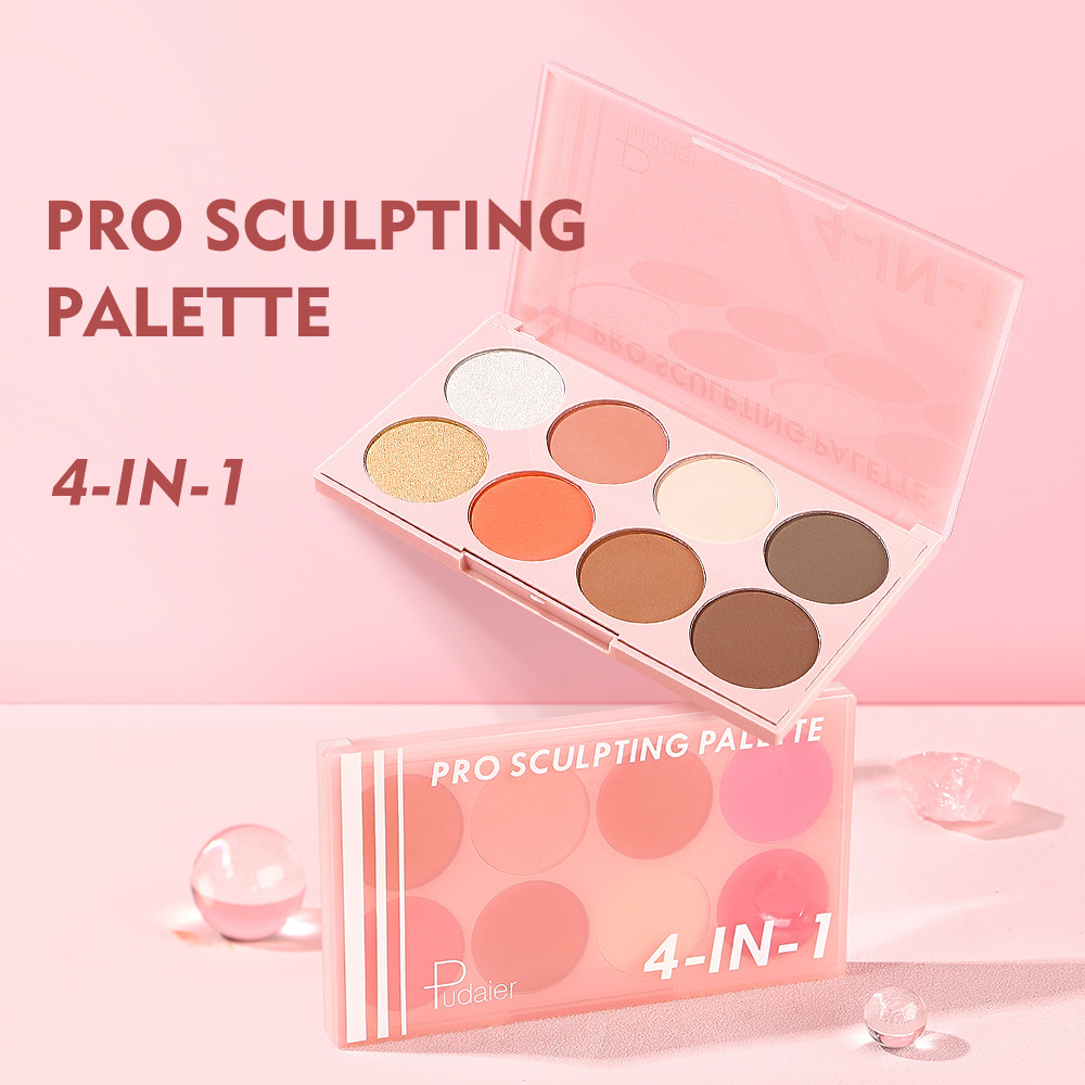 Natural Nude Makeup 8 Colors Eye Shadow Plate