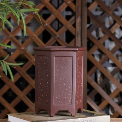 Handmade Yixing Clay Flower Pot For Bonsai