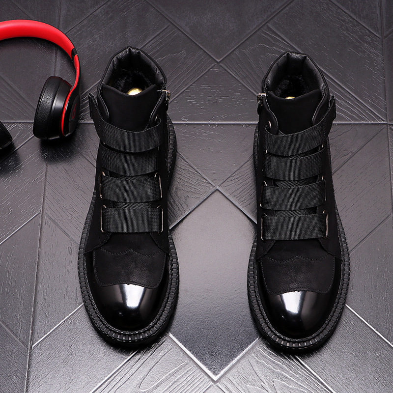 British Style High Top Shoes For Men's Leisure