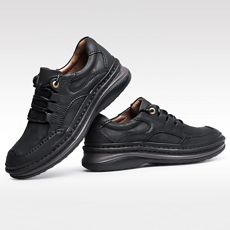 Top Layer Cowhide Non-slip Wear-resistant Handmade Men's Shoes