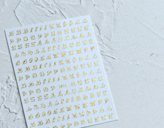 Women's New Gilding Nail Care Sticker