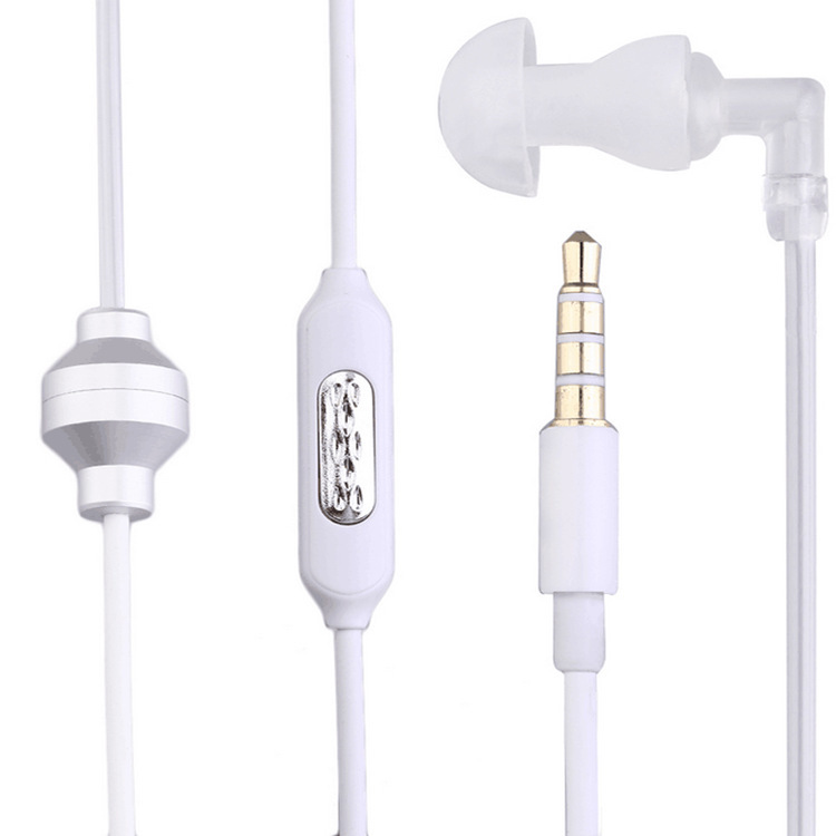 Single Side Anti Radiation Air Tube Headset With Microphone
