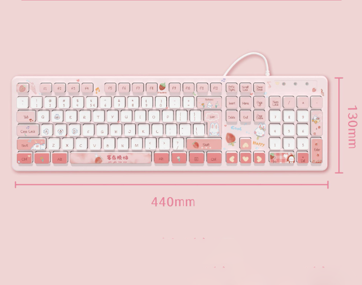 Plastic Wireless Keyboard For Computer