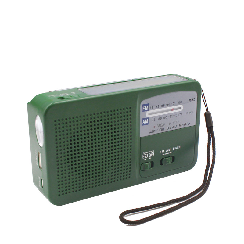 Solar Multifunctional Radio For Hand Power Generation