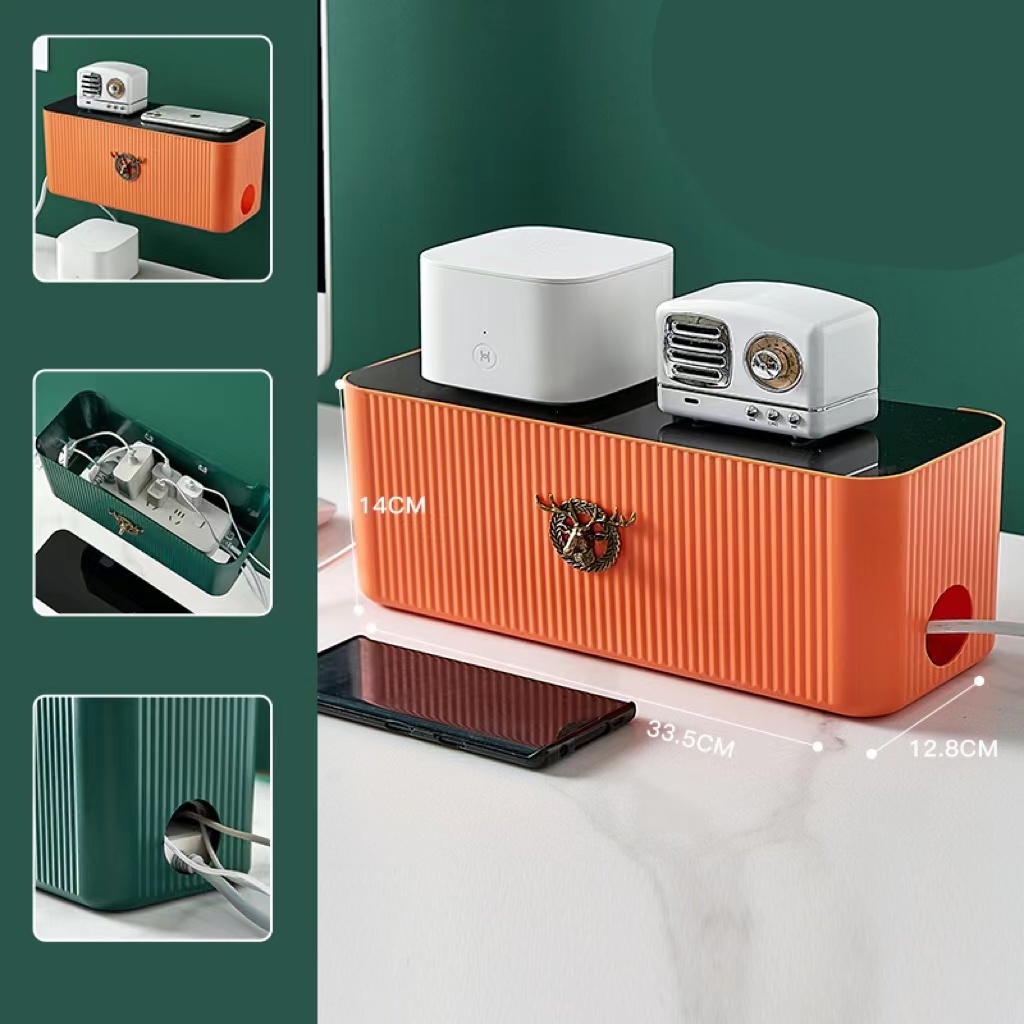 Elk Plastic Wire Organizer Box Storage Box