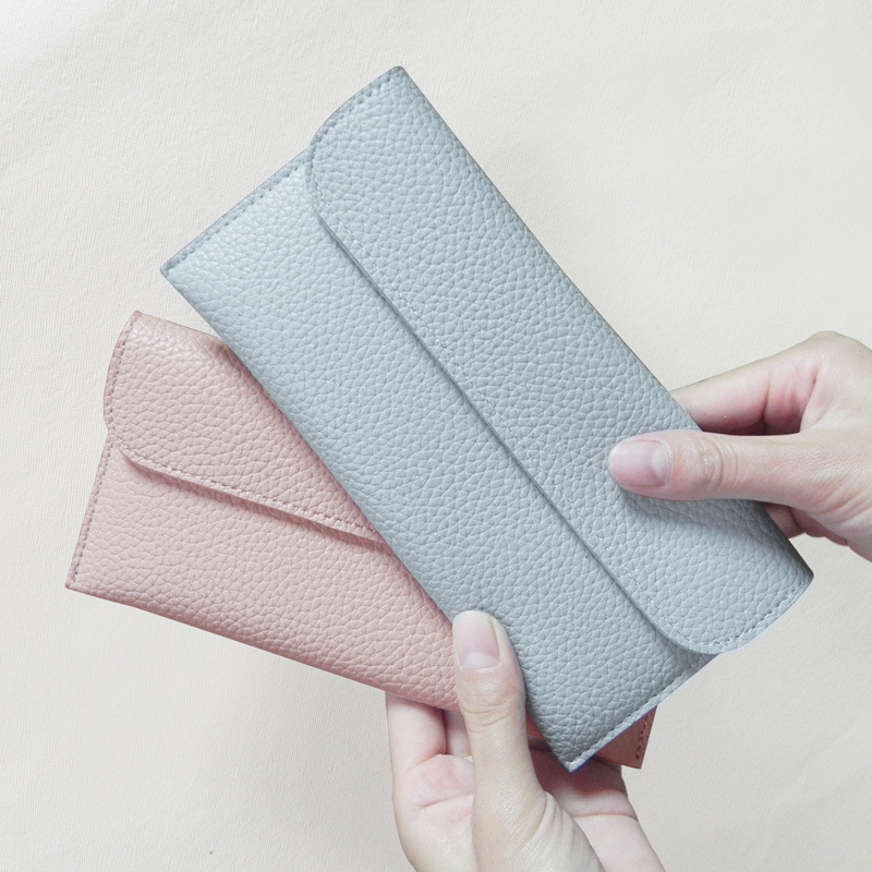 New Women's Bag Women's Long Purse Simple Buckle Card Wallet