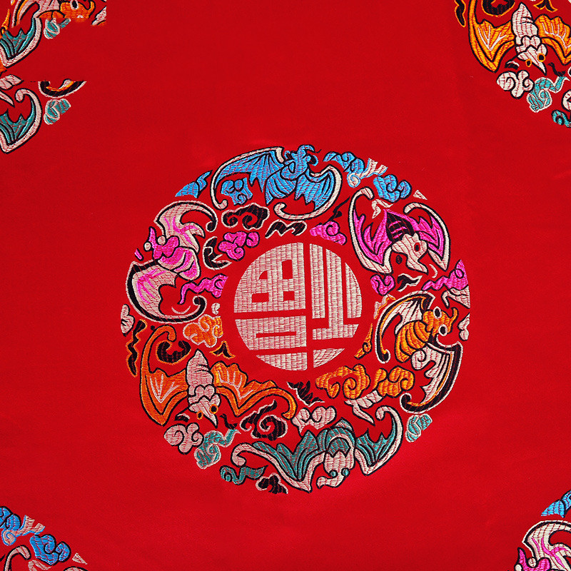 Fashion Chinese Jacquard Silk Satin Fabric