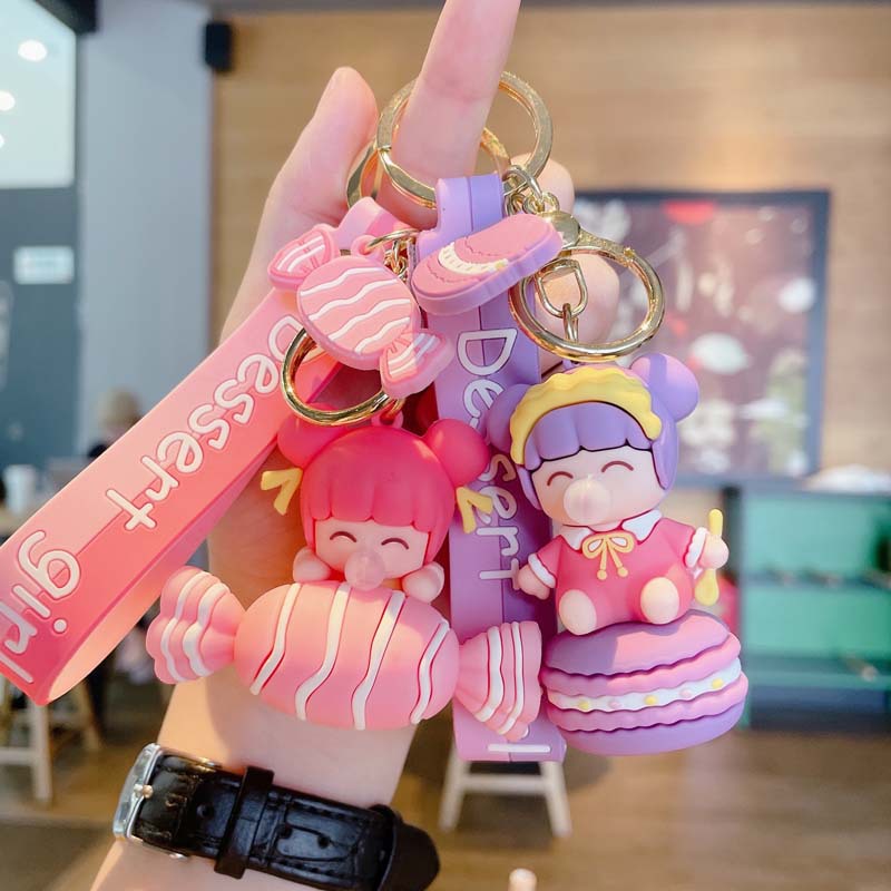 New Cute Bubble Girl Key Chain