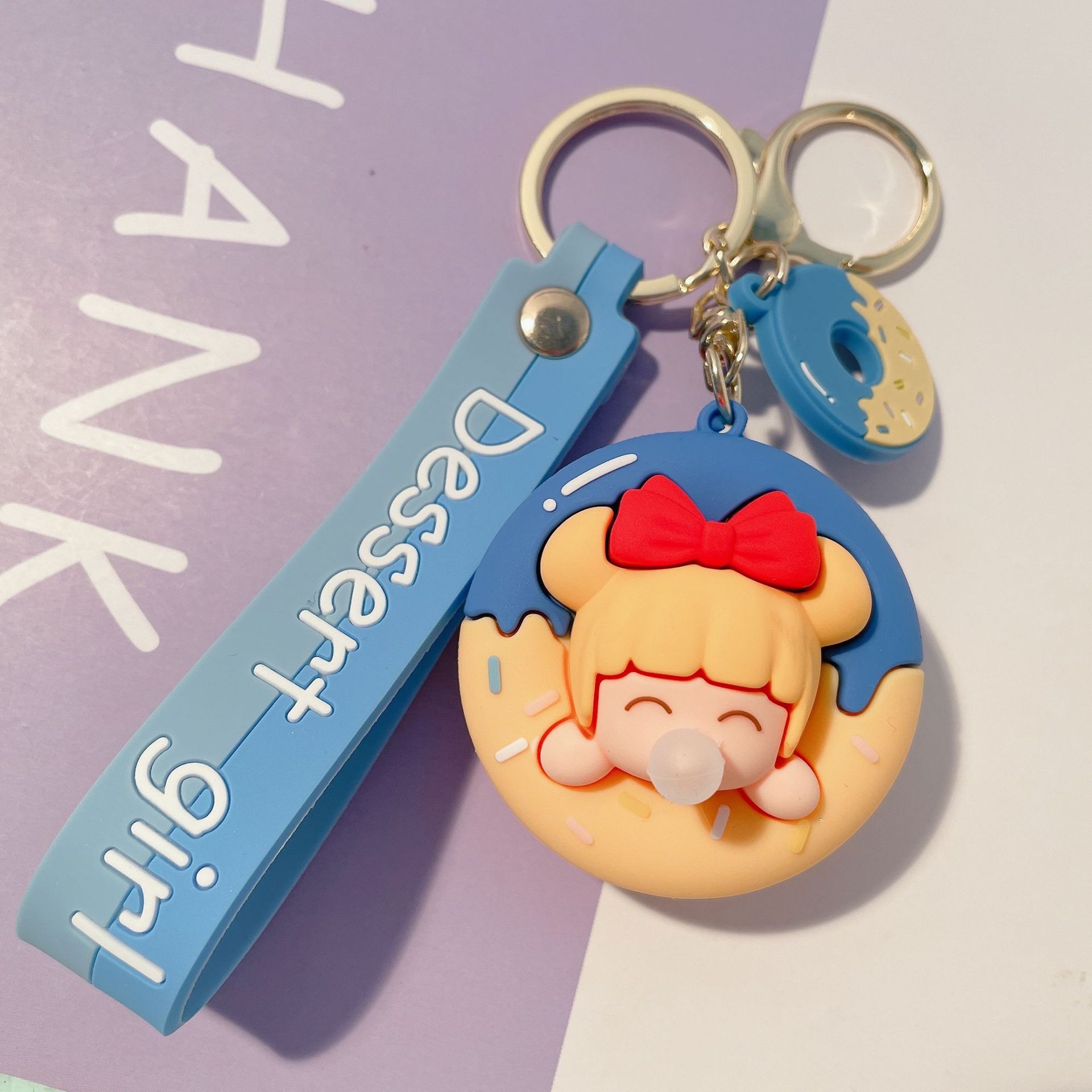 New Cute Bubble Girl Key Chain