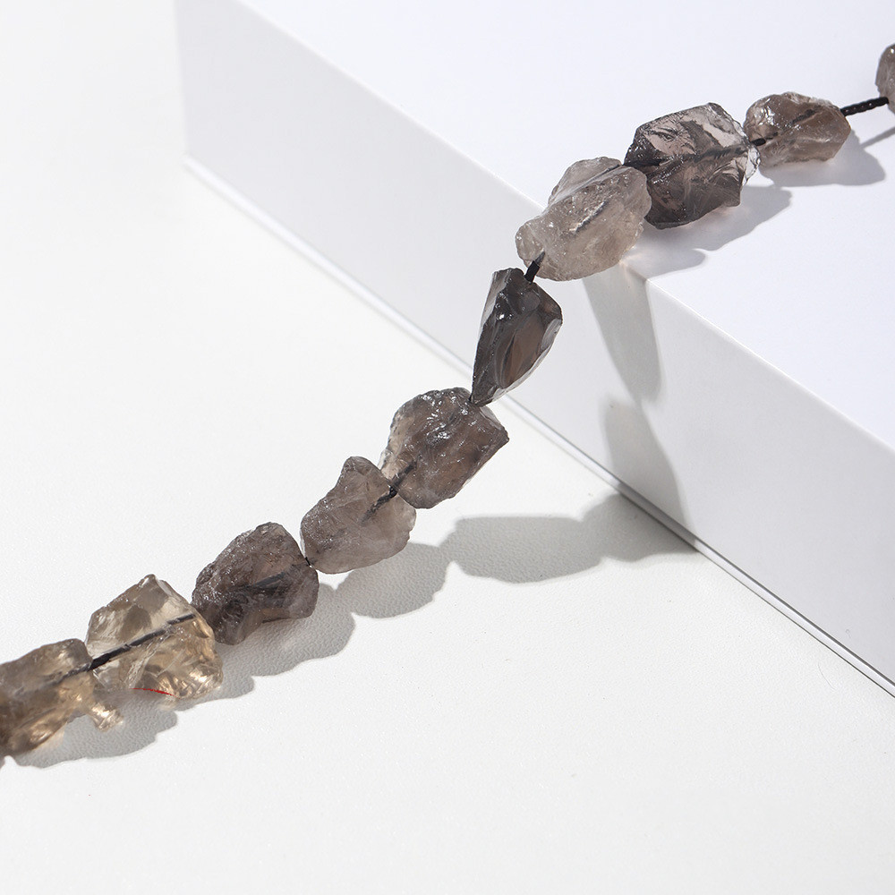 Natural Crystal Raw Unpolished Gemstone Ornaments Bracelet Loose Beads