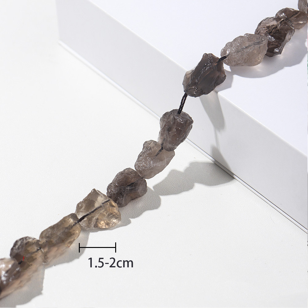 Natural Crystal Raw Unpolished Gemstone Ornaments Bracelet Loose Beads