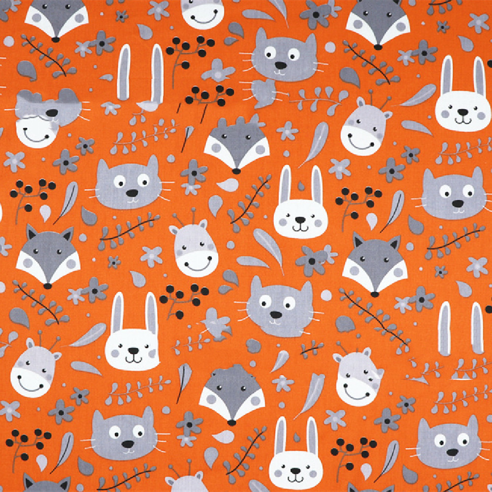 Cartoon Cotton Printed And Dyed Fabric