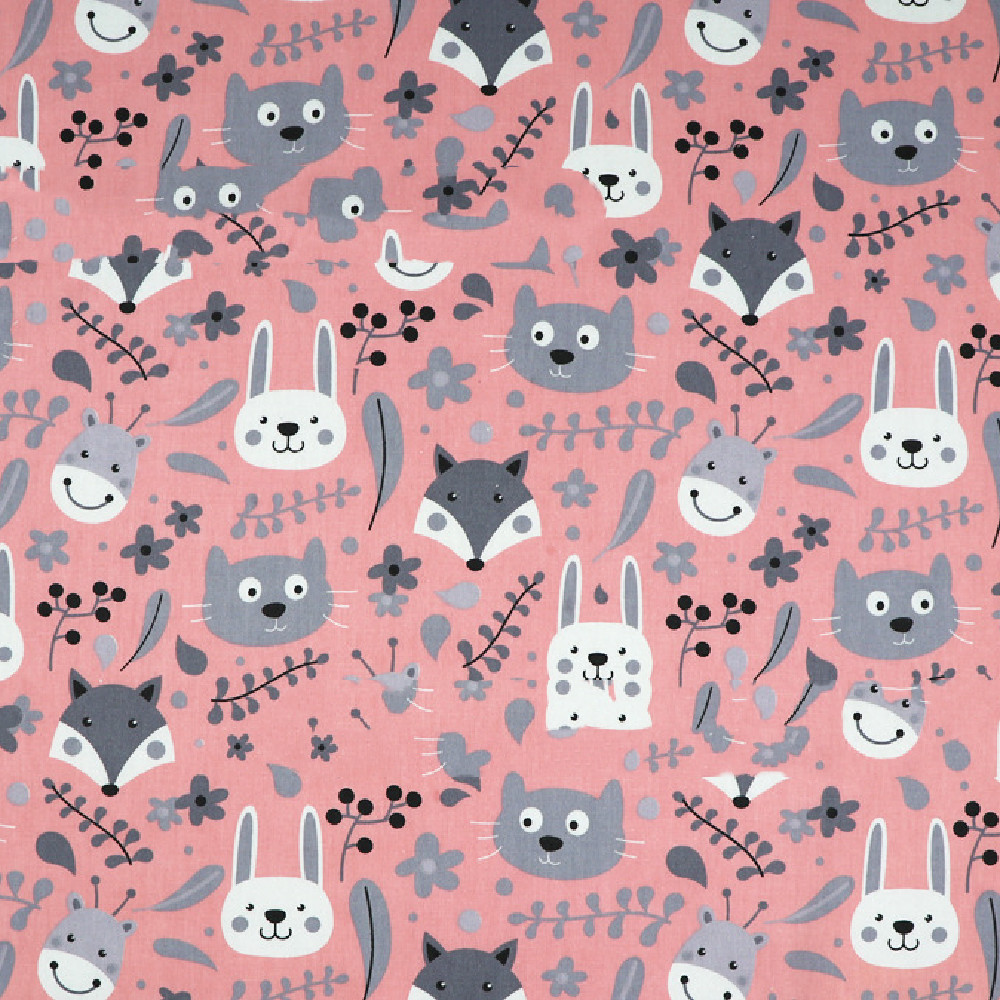 Cartoon Cotton Printed And Dyed Fabric