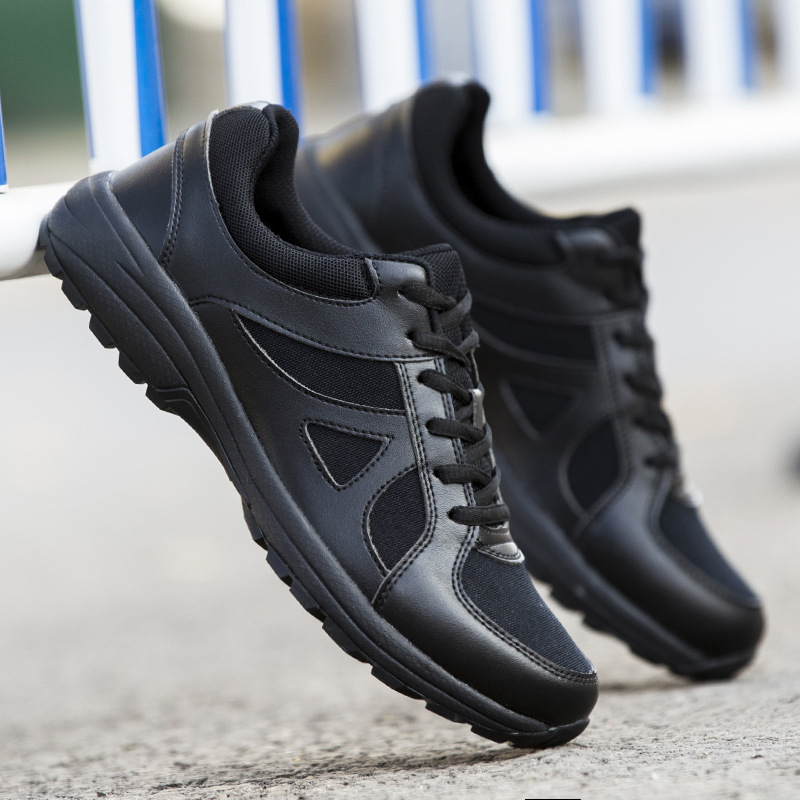 Autumn Training Shoes Men's Black Physical Fitness
