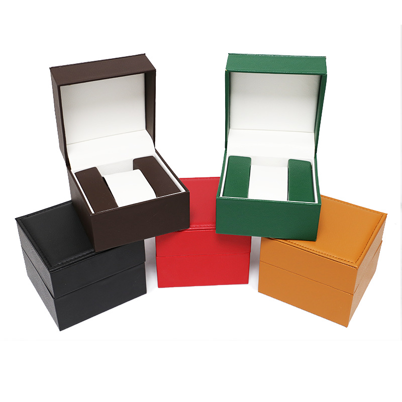 Fashion Flip PU Leather Watch Storage Display Box
