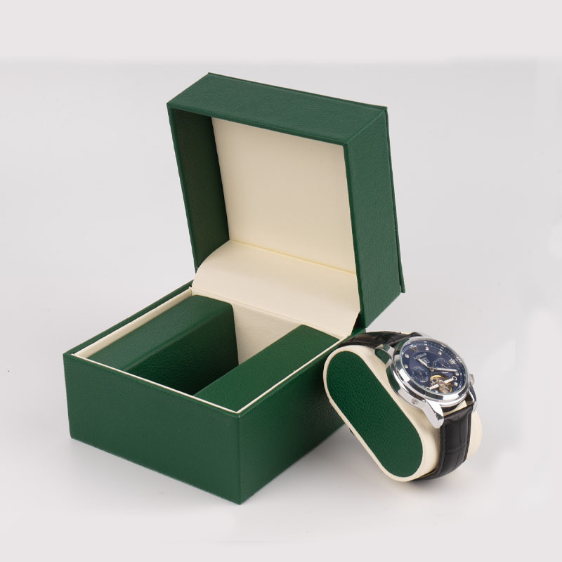 Fashion Flip PU Leather Watch Storage Display Box