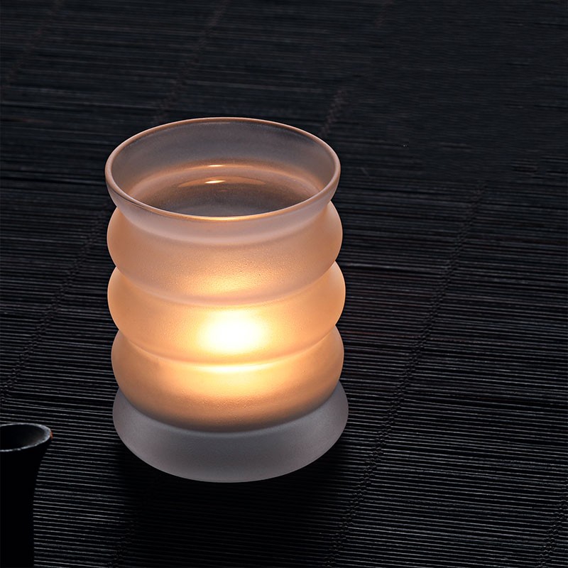 Minimalist Romantic Snow Glass Candle Cup Nordic Ins Wind