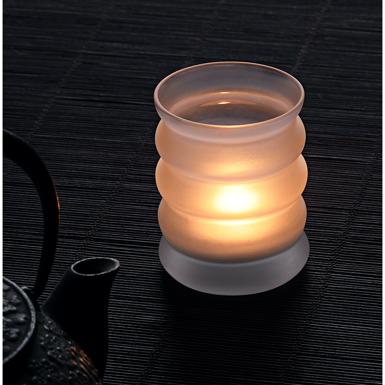 Minimalist Romantic Snow Glass Candle Cup Nordic Ins Wind
