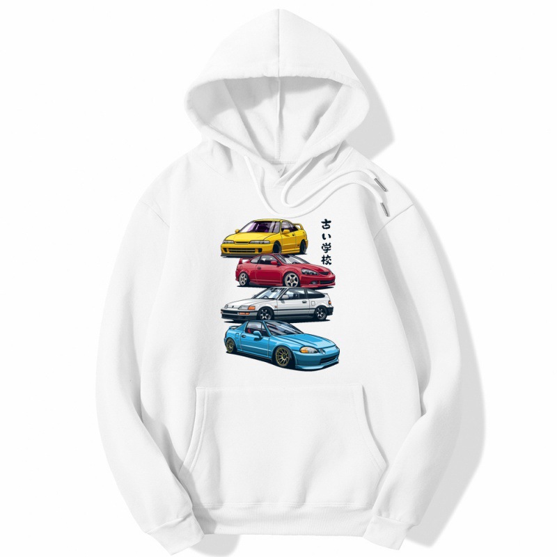 Anime Initial D Hoodie JDM Mix Civic CRX Integra Gedruck T Ho