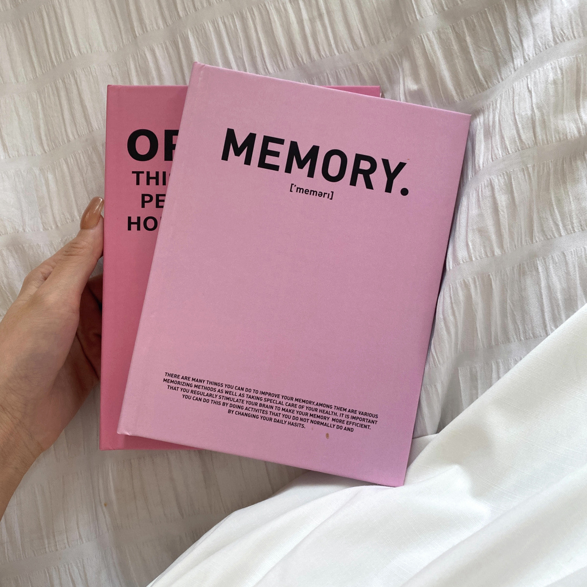 Ins Homemade Flamingo Red  English Notebook