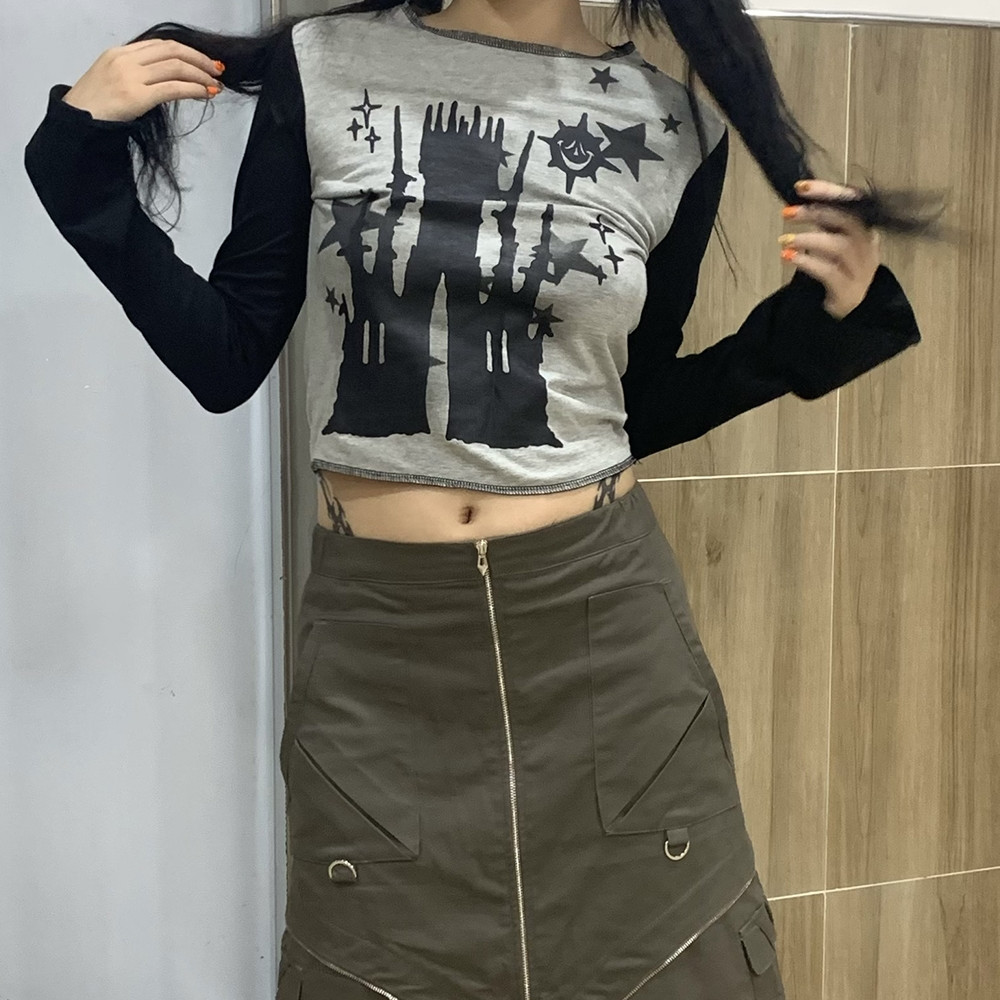 Sweet Spicy Girl Short Long Sleeve