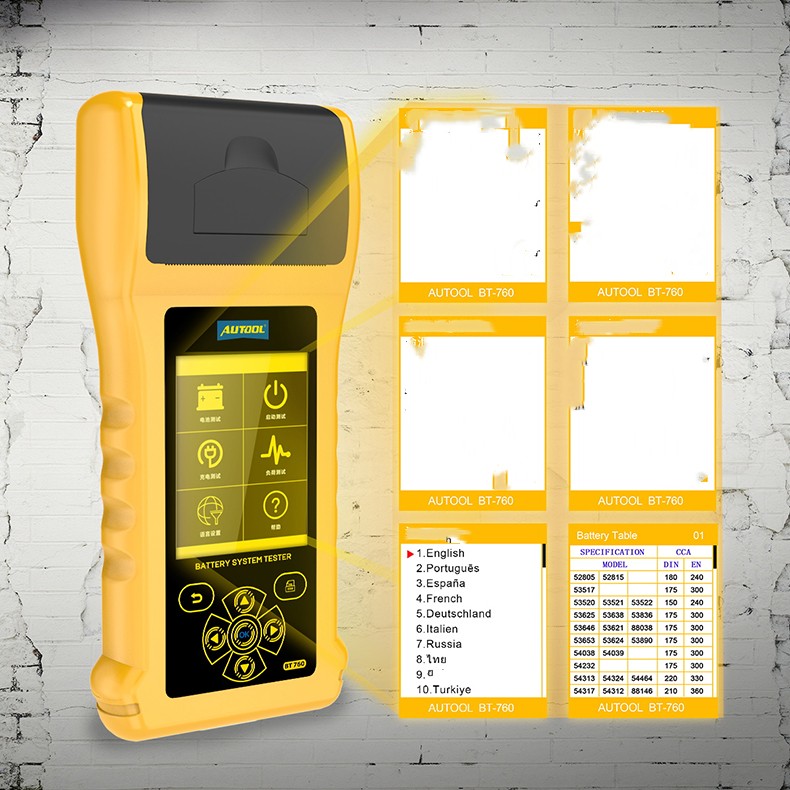 Vehicle Battery Tester 12V24V High Accuracy