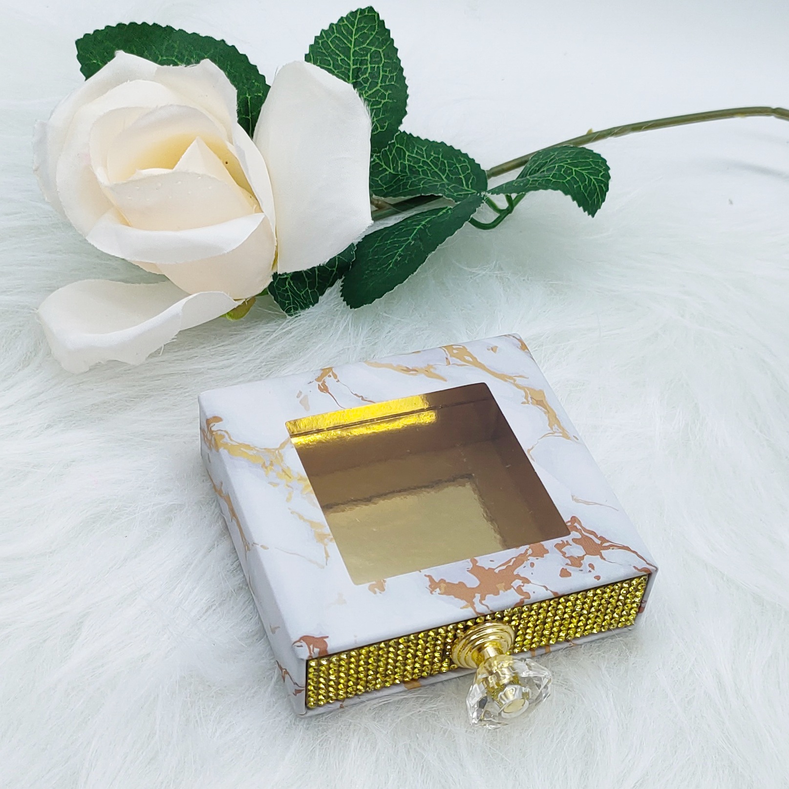 Square Crystal Perfume Nail Enhancement Fine Mounted Packaging Box