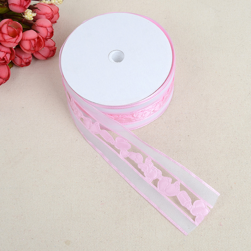 Colorful Polyester Ribbon Cake Gift Packaging Cute