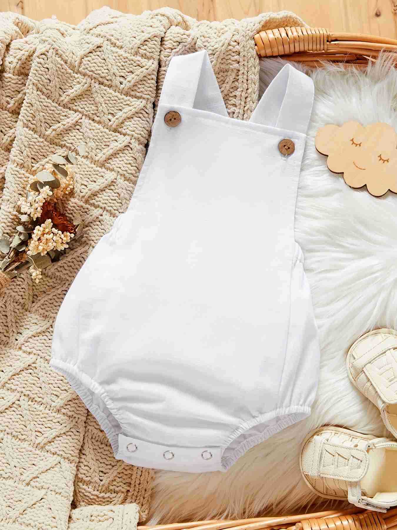 Triangle Rompers Boys And Girls Suspender Sleeveless