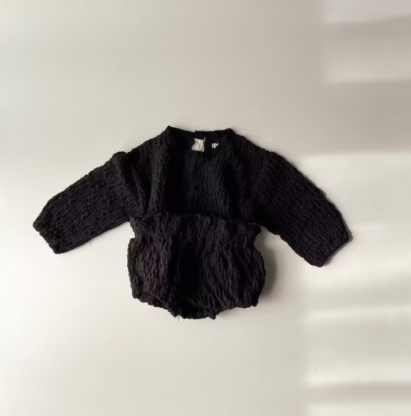 Children's Knitted Cute Top Pp Shorts