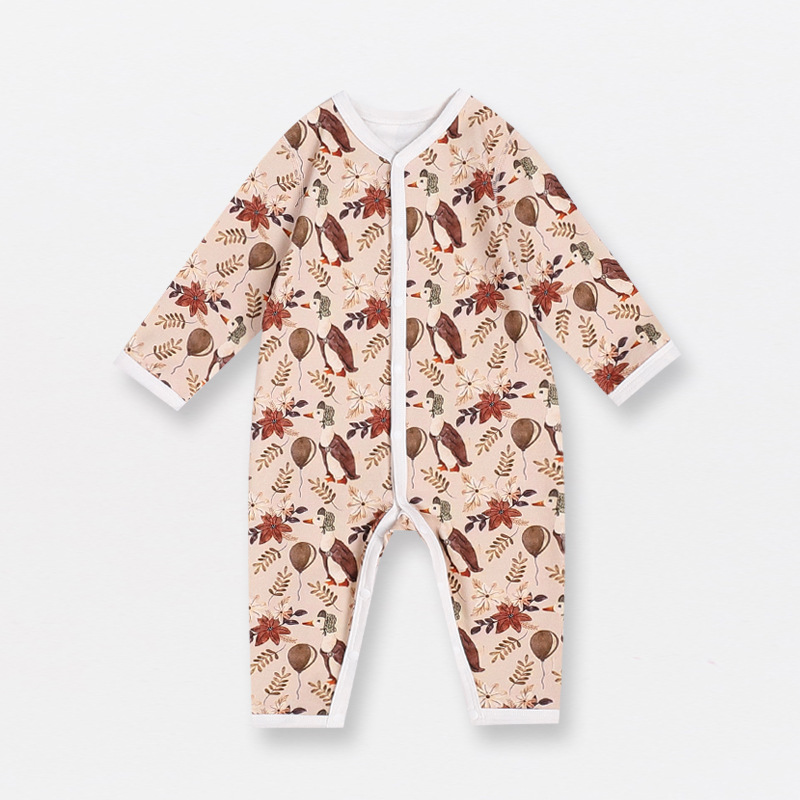 Spring And Autumn Long Sleeve Rompers