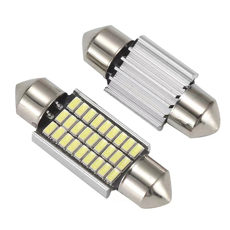Car Roof Light Double Tip Decoding Reading Metal Light License Plate Light