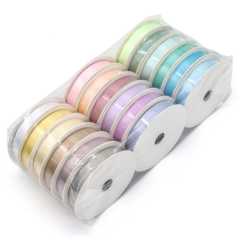 Multi Color Set Gift Packaging Ribbon