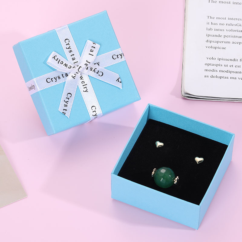 English Letter Bow Jewelry Packaging Box
