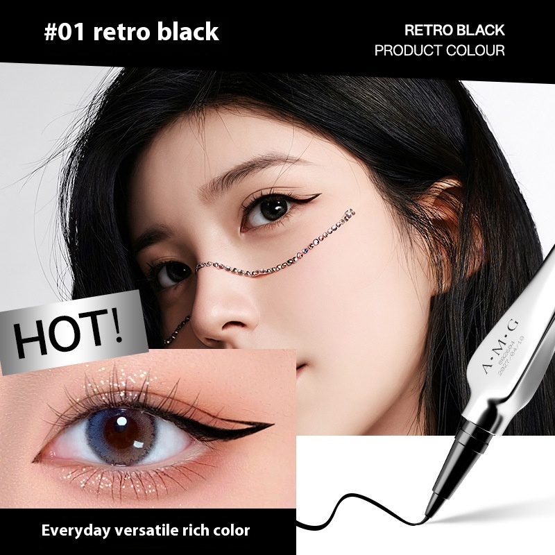 Positioning Liquid Eyeliner Waterproof Non-dizzy Makeup Very Fine And Quick-drying