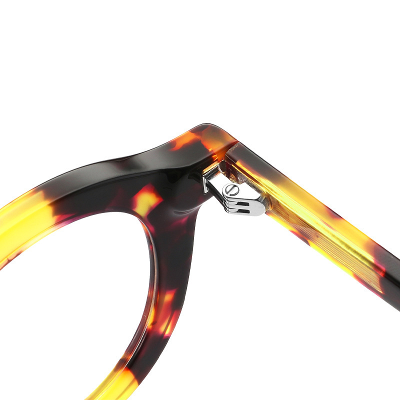 Export Thick Sebum Color Stitching Plate Frame Niche Hip-hop Fashion Rap Same Style