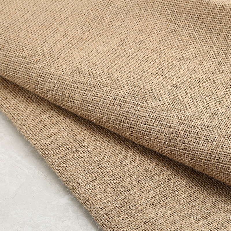 Linen Cloth Thick Jute Vintage Ornament Background Fabric Old Coarse Sackcloth
