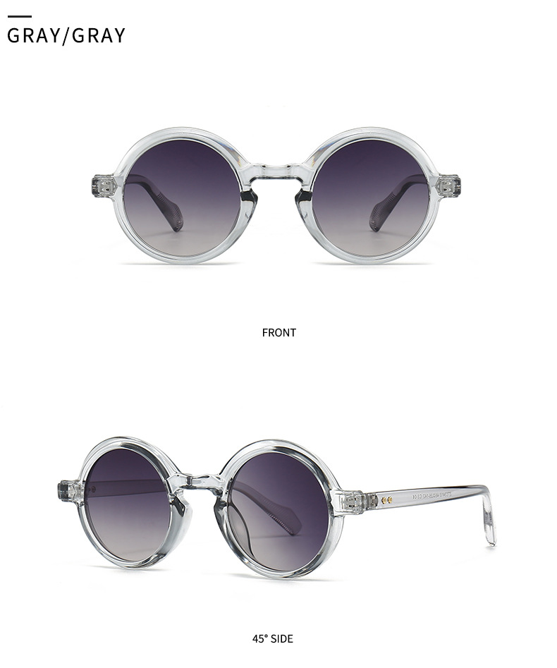 European And American Retro Artistic Sunglasses Modern Charm INS Style Round Sunglasses