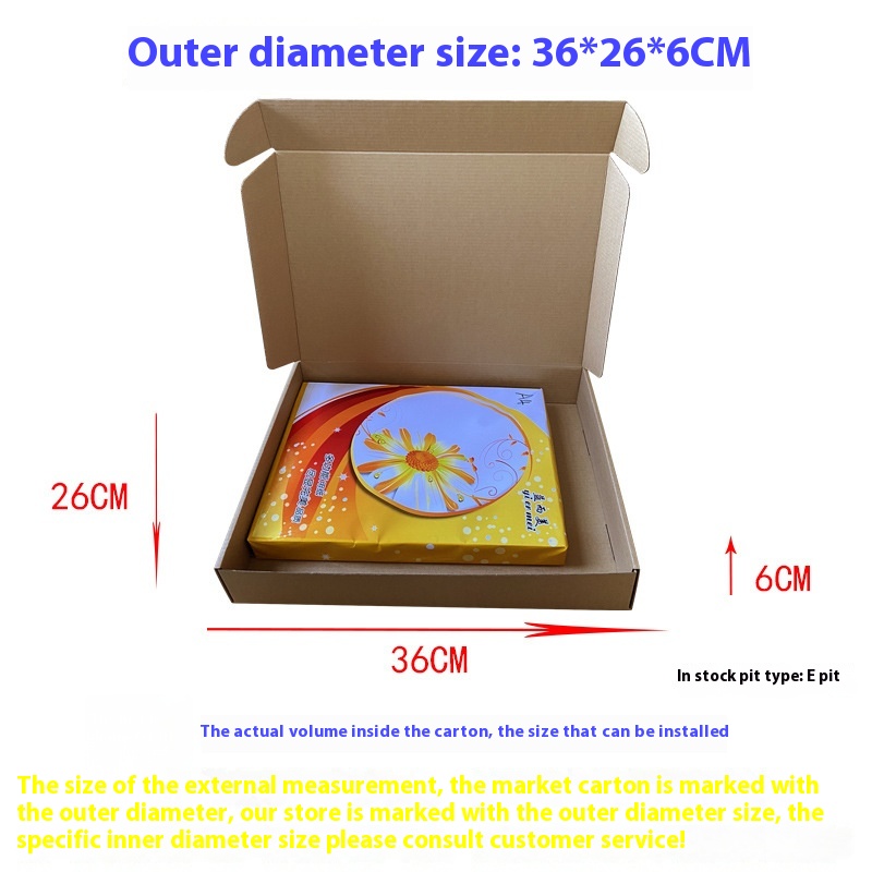 Square Airplane Box Packaging Box