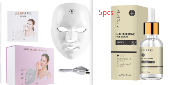 Touch Screen Seven-color Light Mask LED Photon Skin Rejuvenation
