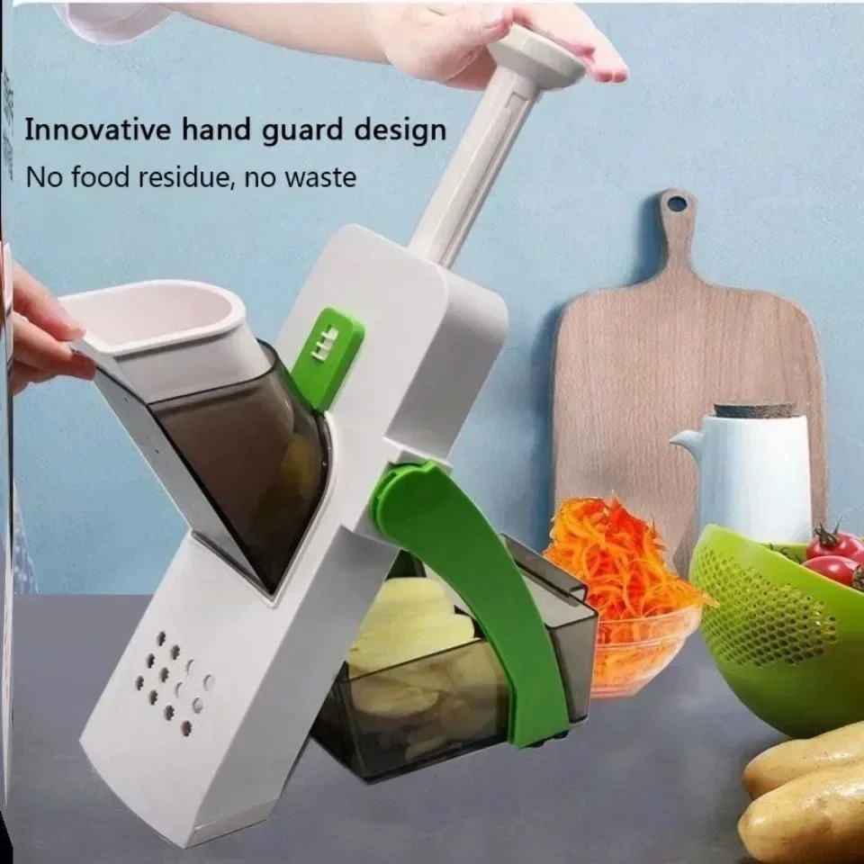 Kitchen Vegetable Cutter Safe Manual Multi-function Salad Chopper Potato Slicer Cheese Graters Kitchen Tools French Fries Cutter